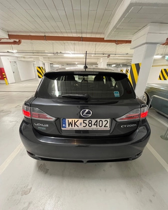 Lexus CT cena 45000 przebieg: 164200, rok produkcji 2012 z Warszawa małe 172